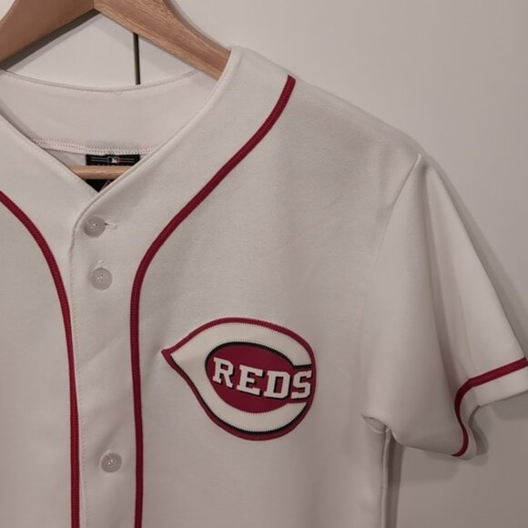 Cincinnati Reds Chapman Jersey White Youth L - Picture 3 of 9